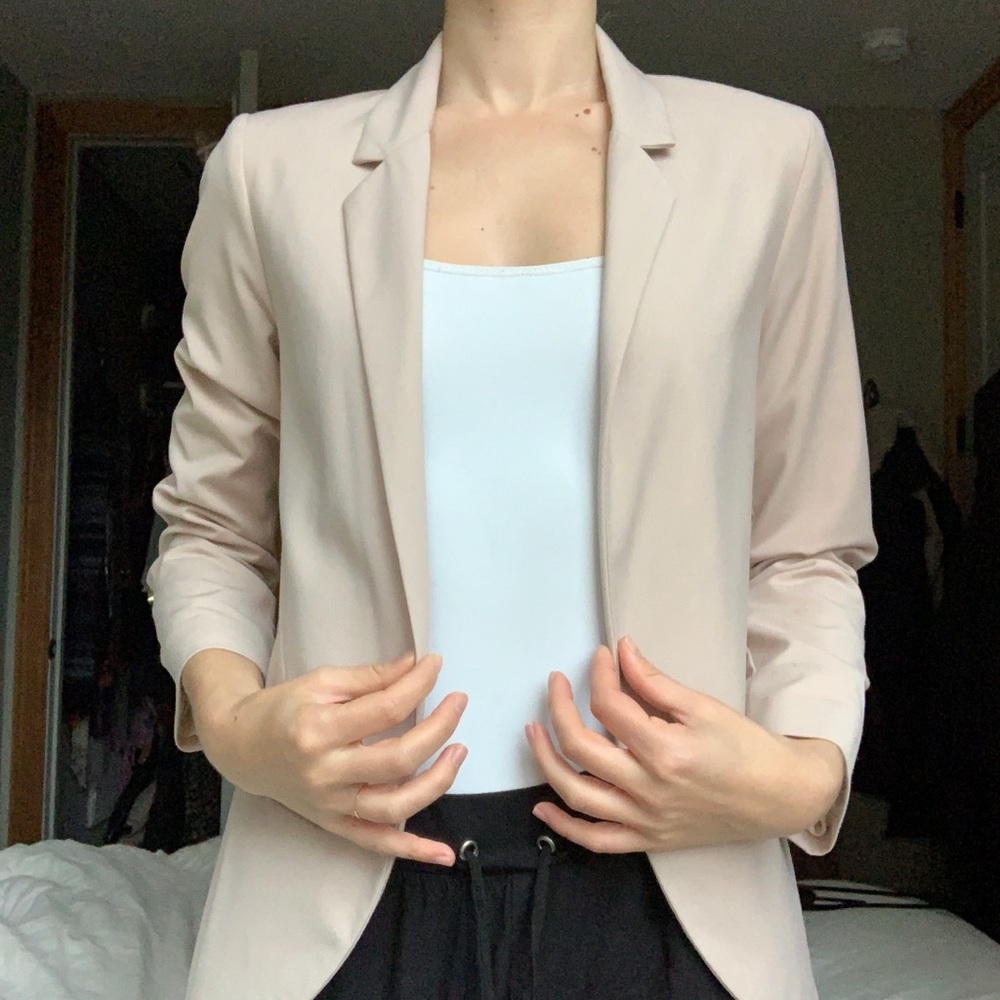 Pink blazer